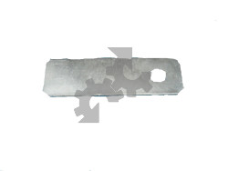 Plaatje voor montage van zeisen aan houten steel - 10x3,2cm