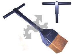 Bandenstamper metaal+houten blok - DeWit®