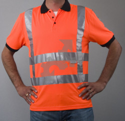 Poloshirt SafeWorker RWS oranje