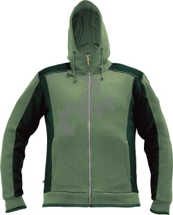 Dayboro hooded vest groen/zwart