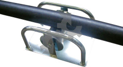 Bagela kabelrol staal en voetplaat gegalvaniseerd max Ø 155 mm