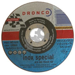 Doorslijpschijf Inox Ø115  x 1,6mm