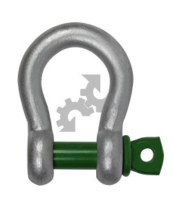 Harpsluiting Green Pin borstbout G-4161