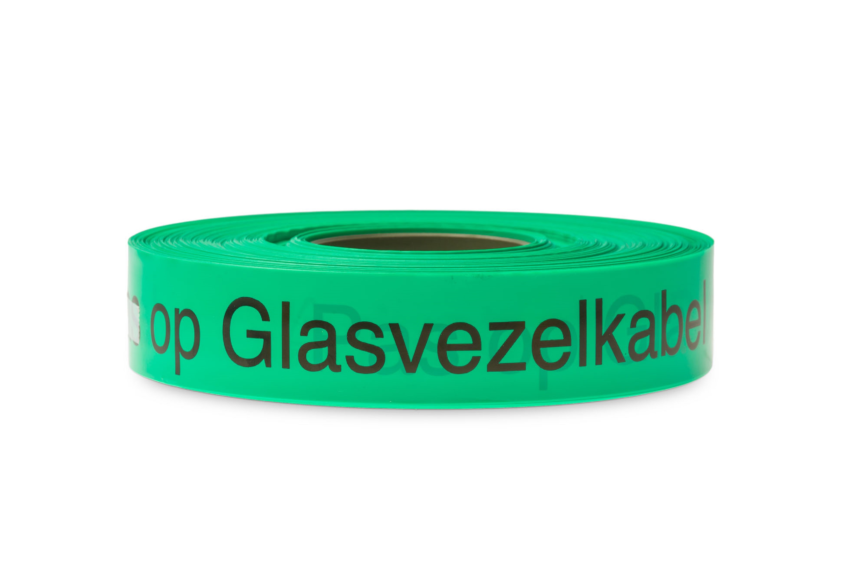 Waarschw-band LET OP GLASVEZELKABEL
