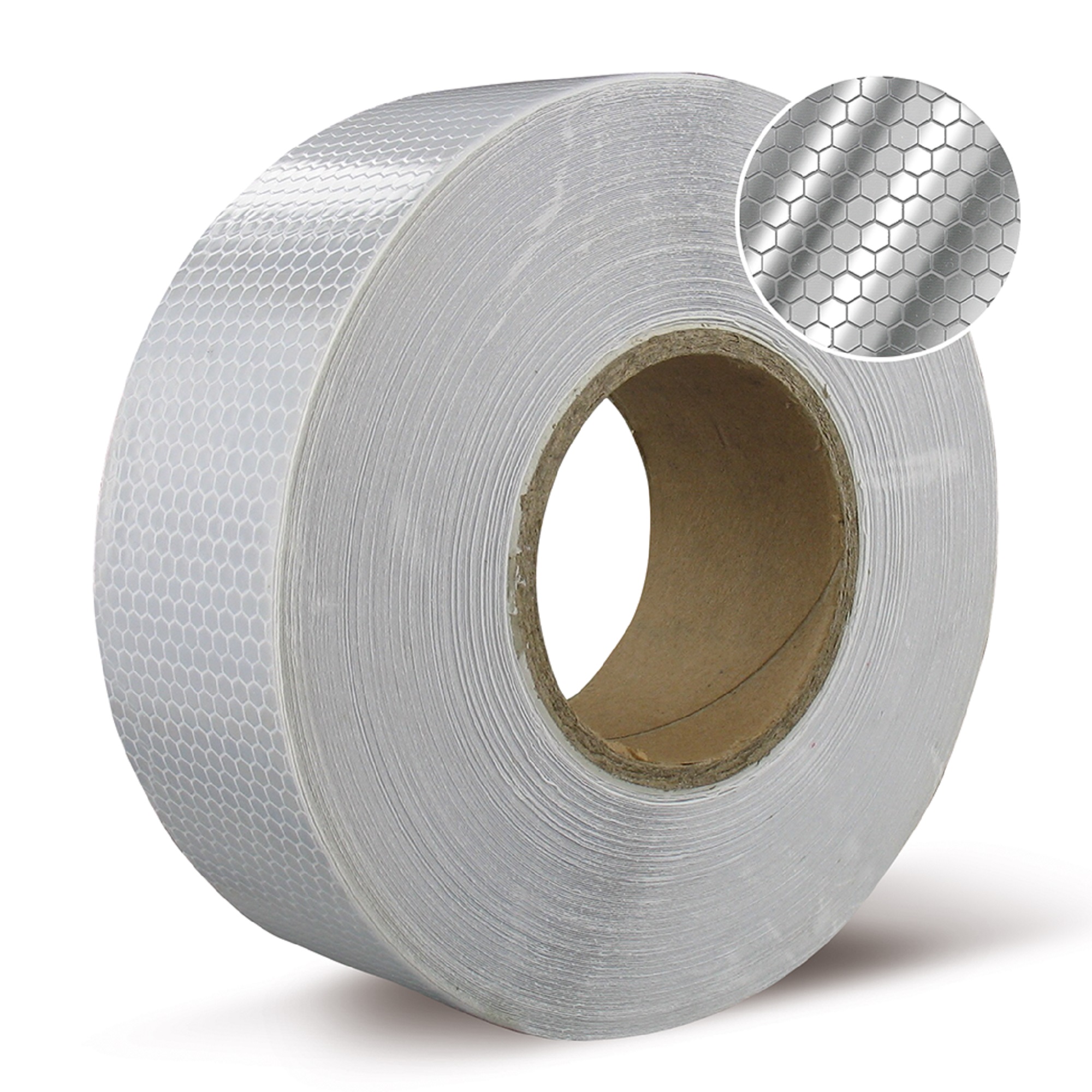 Reflectietape wit 50mm x 5mtr