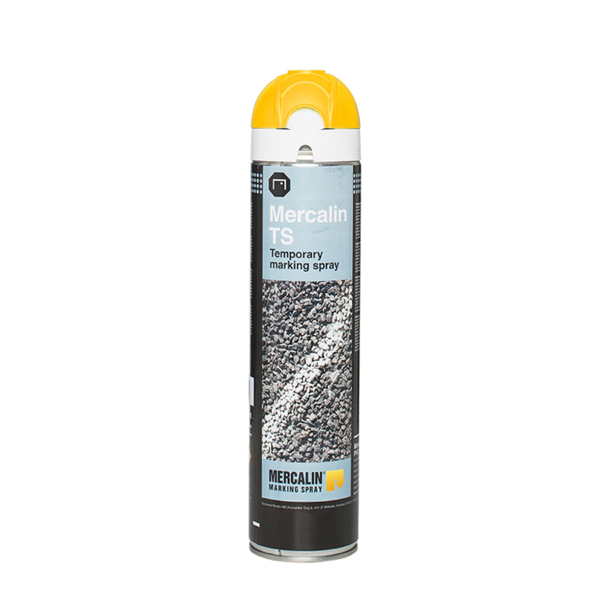 Wegenverf TS geel kalk spuitbus 600 ml