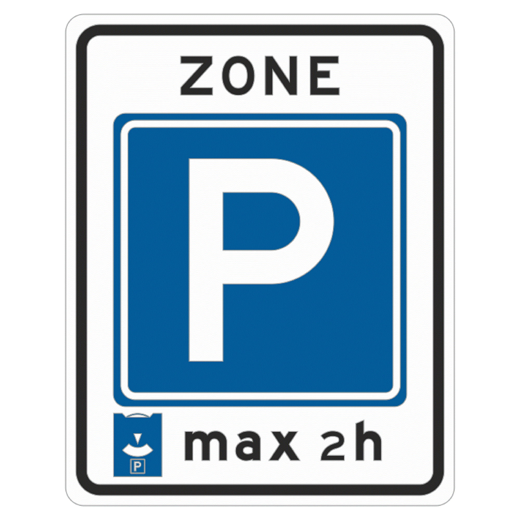 Zonebord E10ZB Al/Do/Hi 53x76