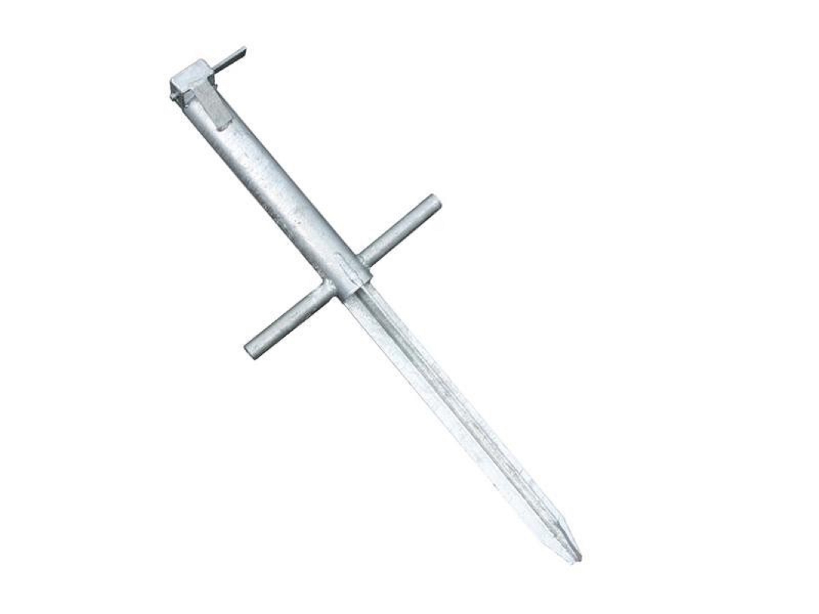 Grondpot voor buispaal rnd 48 mm