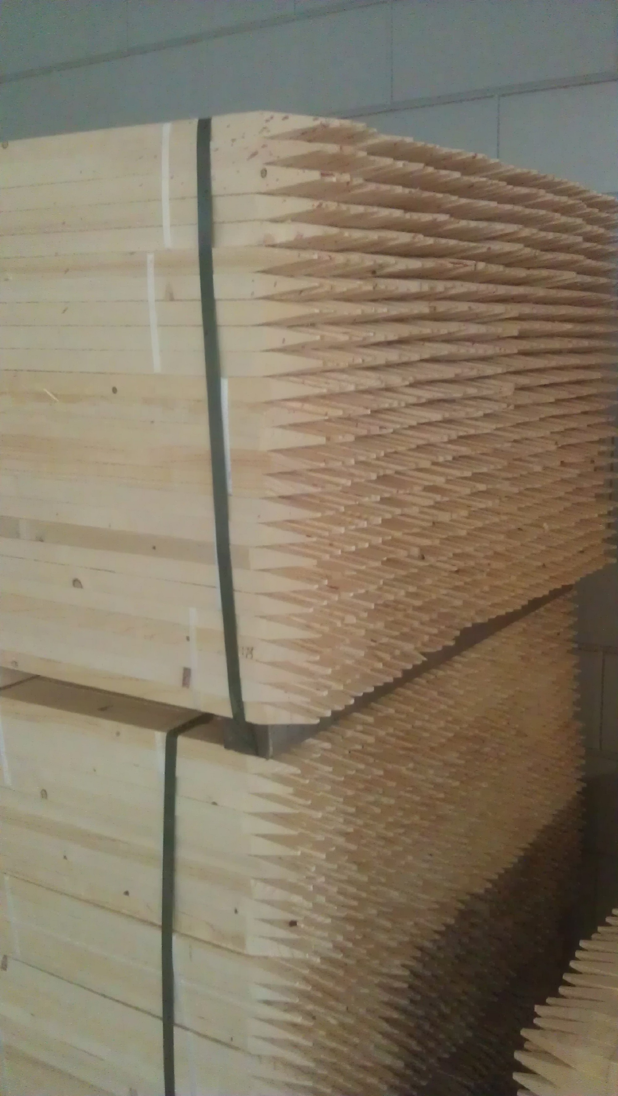 Piketpaaltje 500x22x35 mm vuren met punt