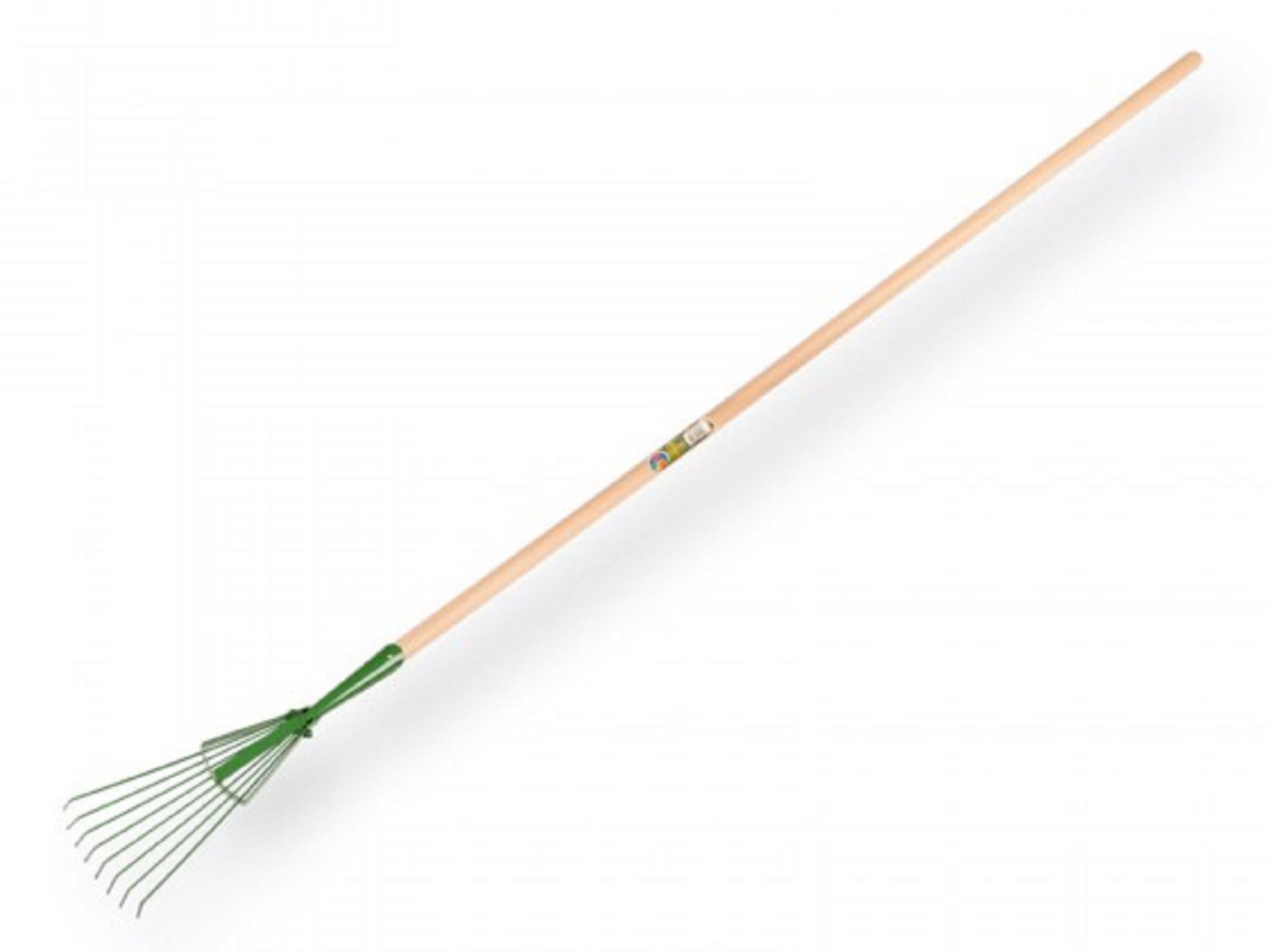Bladhark profi 8 tanden verenstaal met steel 150x2,8cm