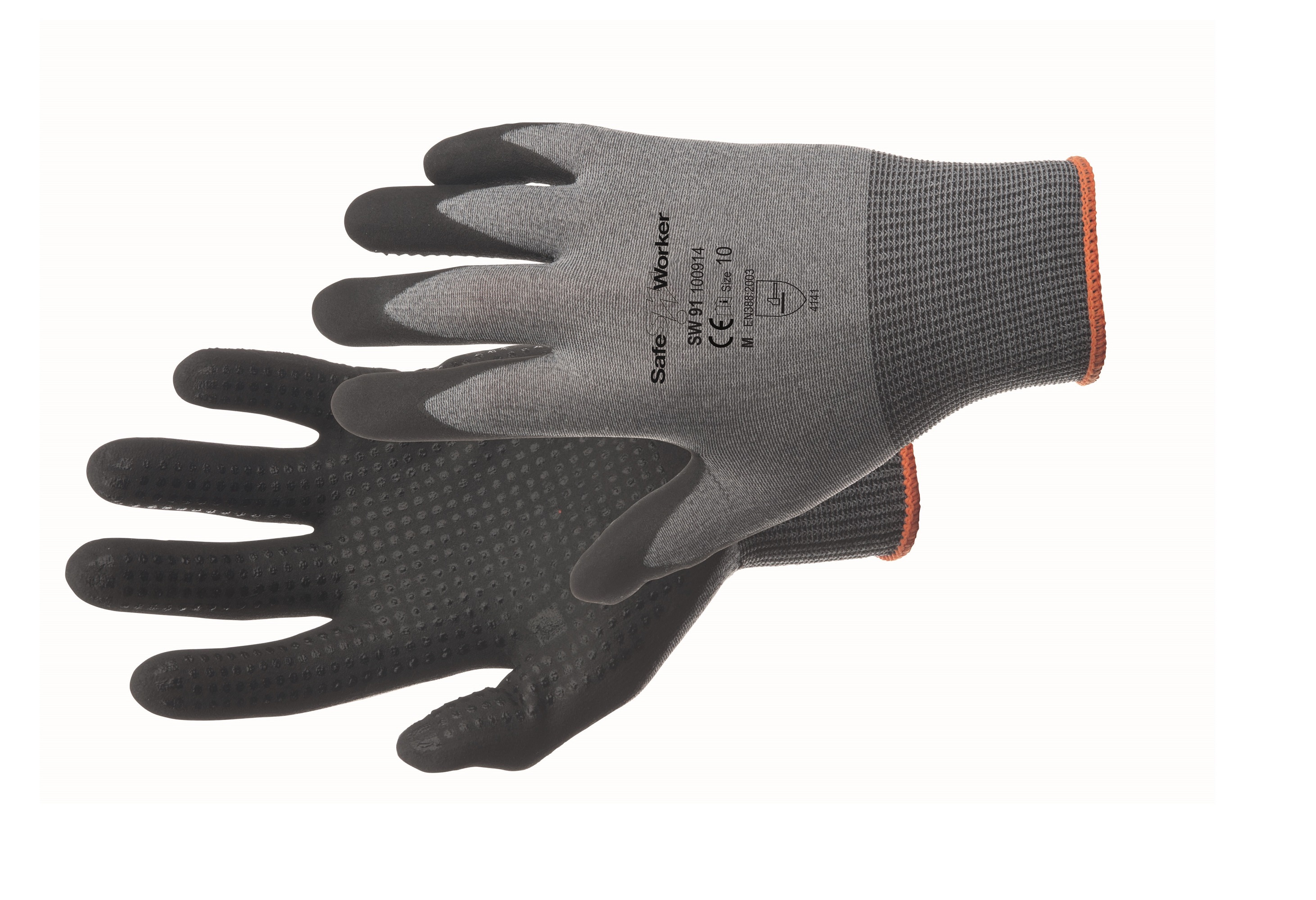 Handschoen SW 91 dots maat 8