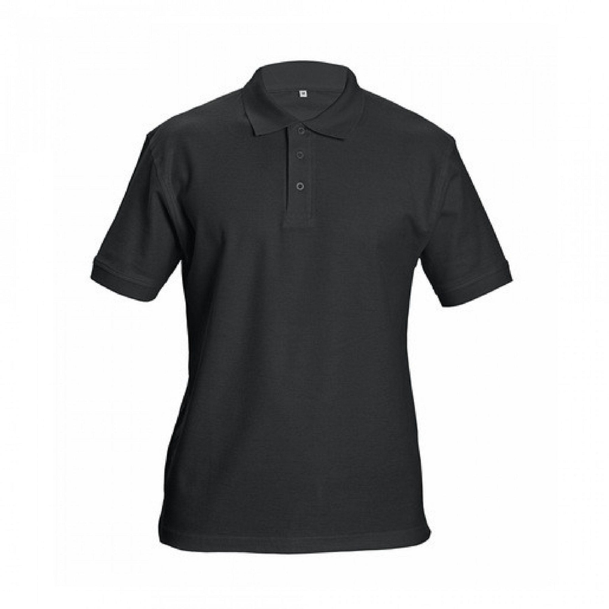 Poloshirt Dhanu 100% katoen zwart maat M