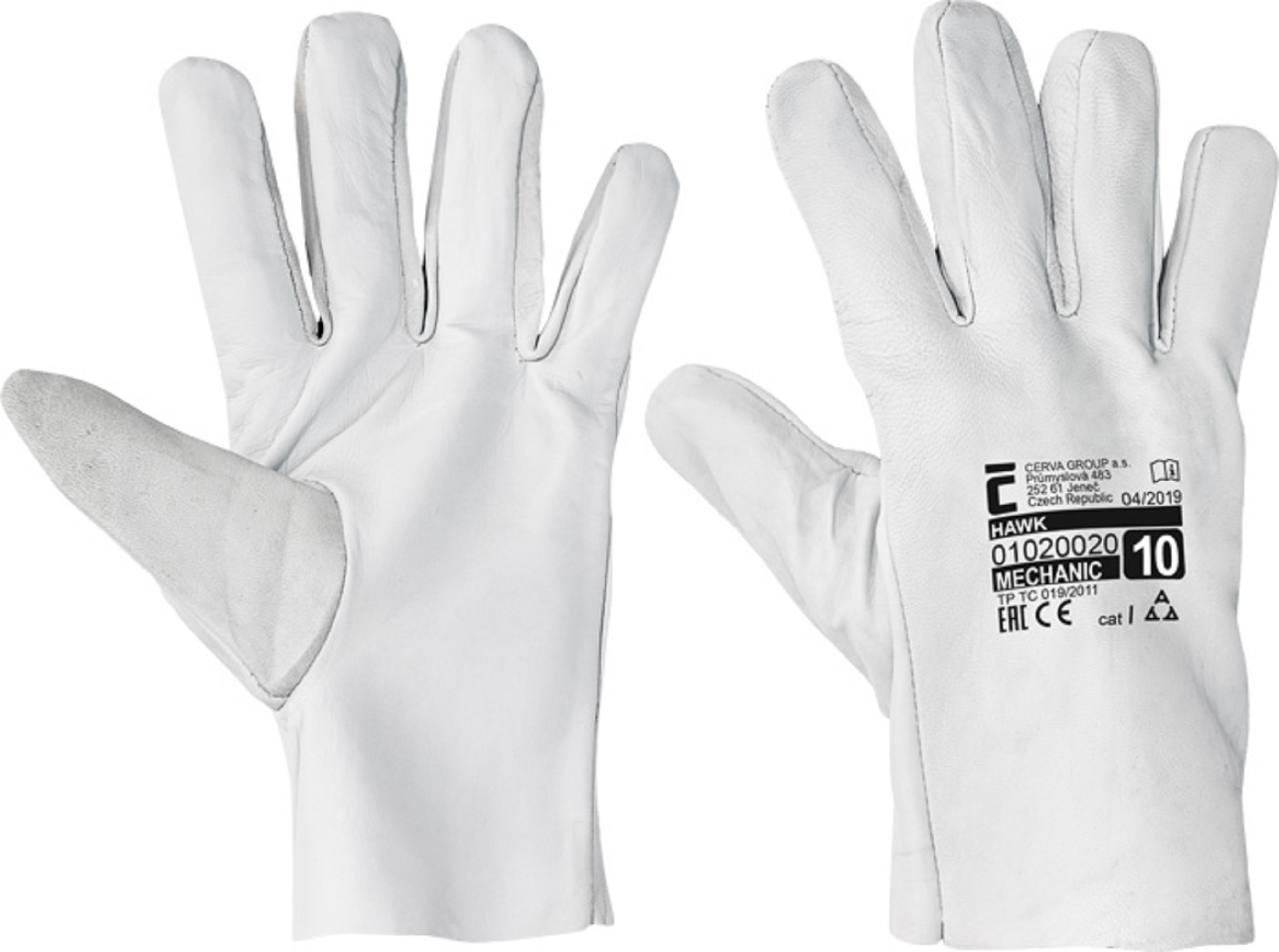 Handschoen Cerva Hawk Nappa leder XL - 300063