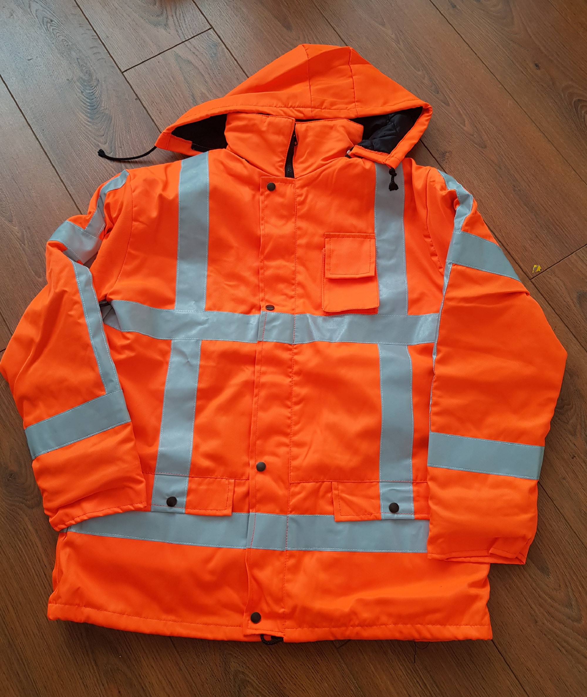 Regenparka RWS gevoerd HV oranje 3XL