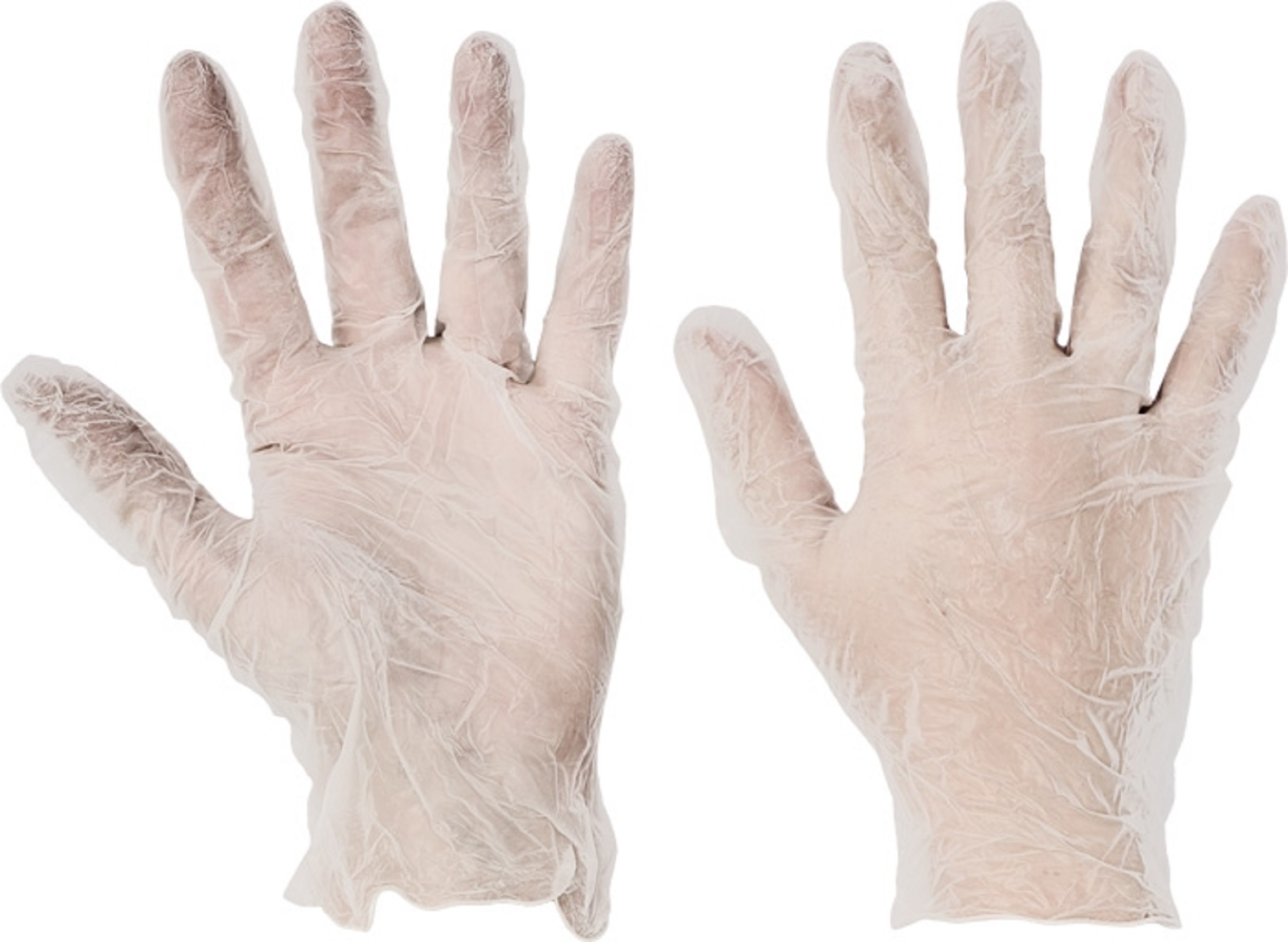 Handschoen wegwerp vinyl gepoederd Rail maat 10