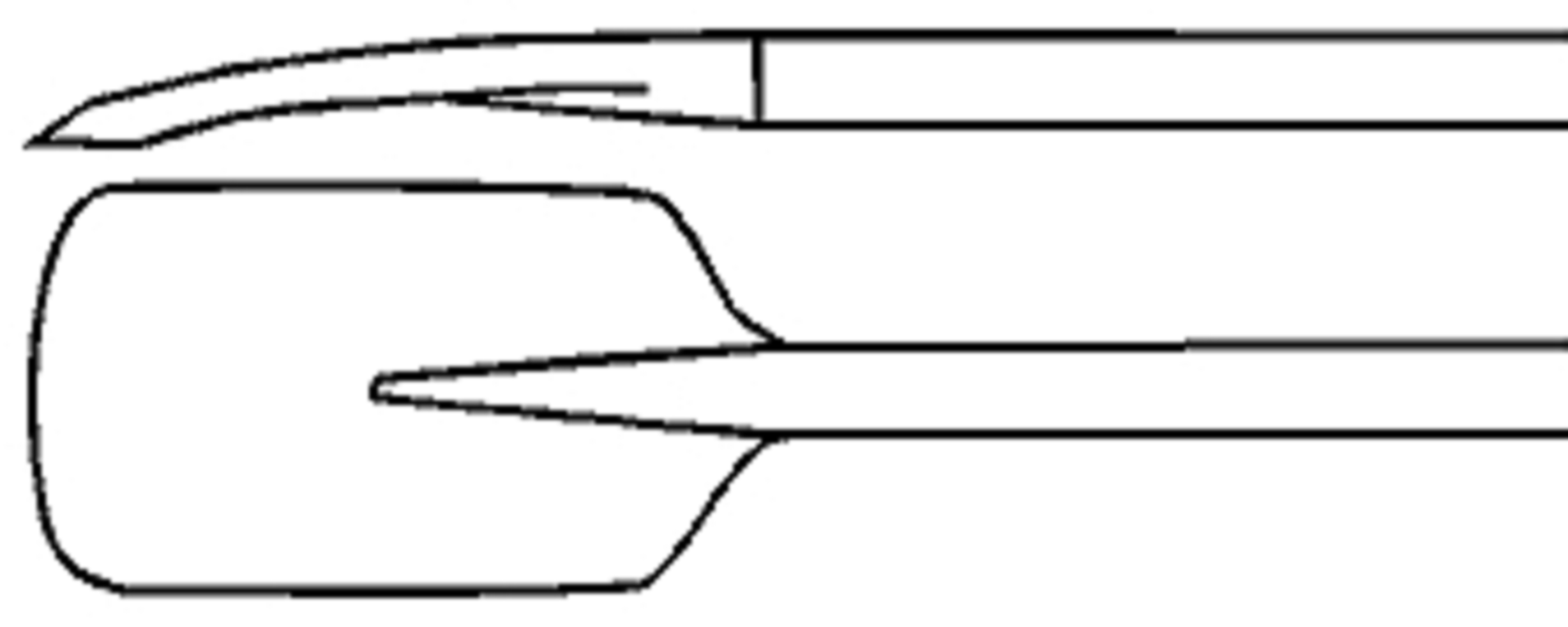 Beitel AC Kleispade zk 32 x 160 - L=380 mm - B=140 mm