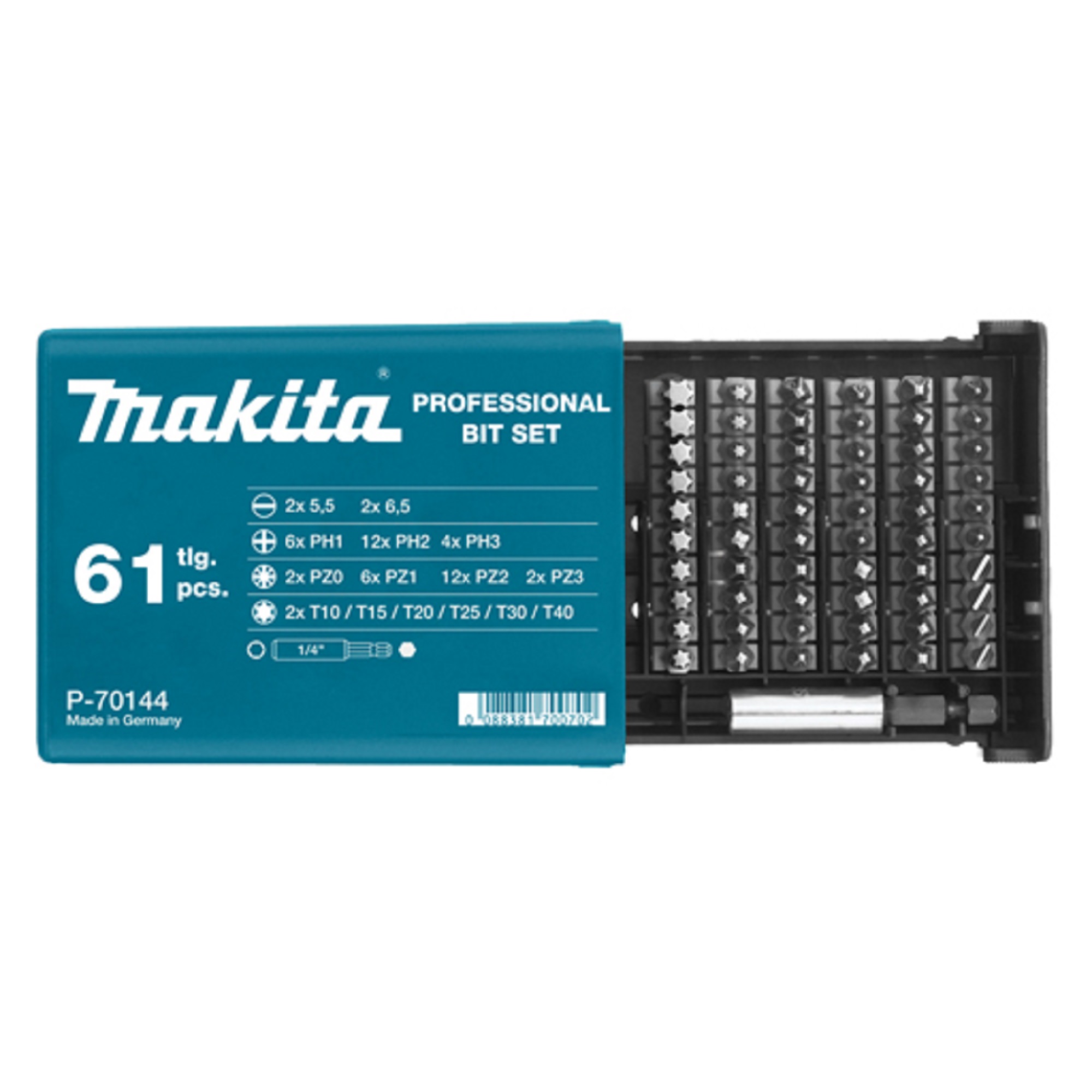Makita bitset 61-delig - P70144