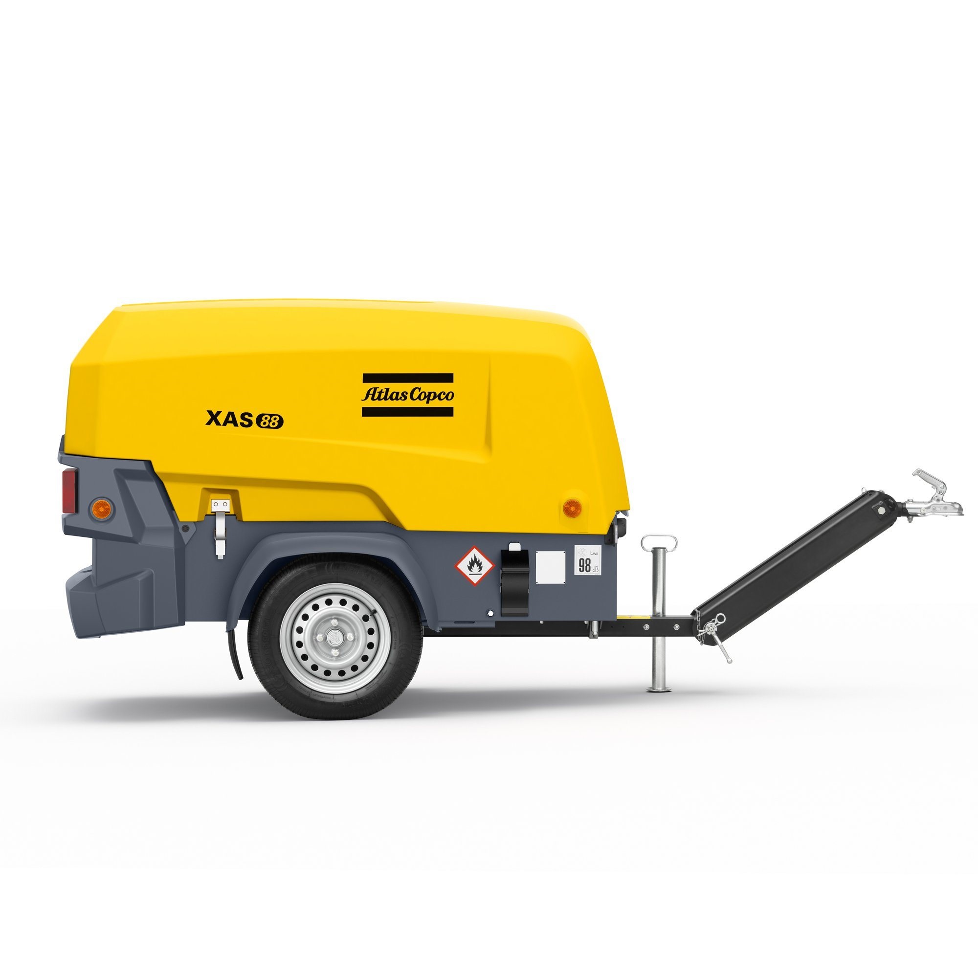 ATLAS COPCO compressor XAS  88 - 7 G 9 kVA 230/400V Box