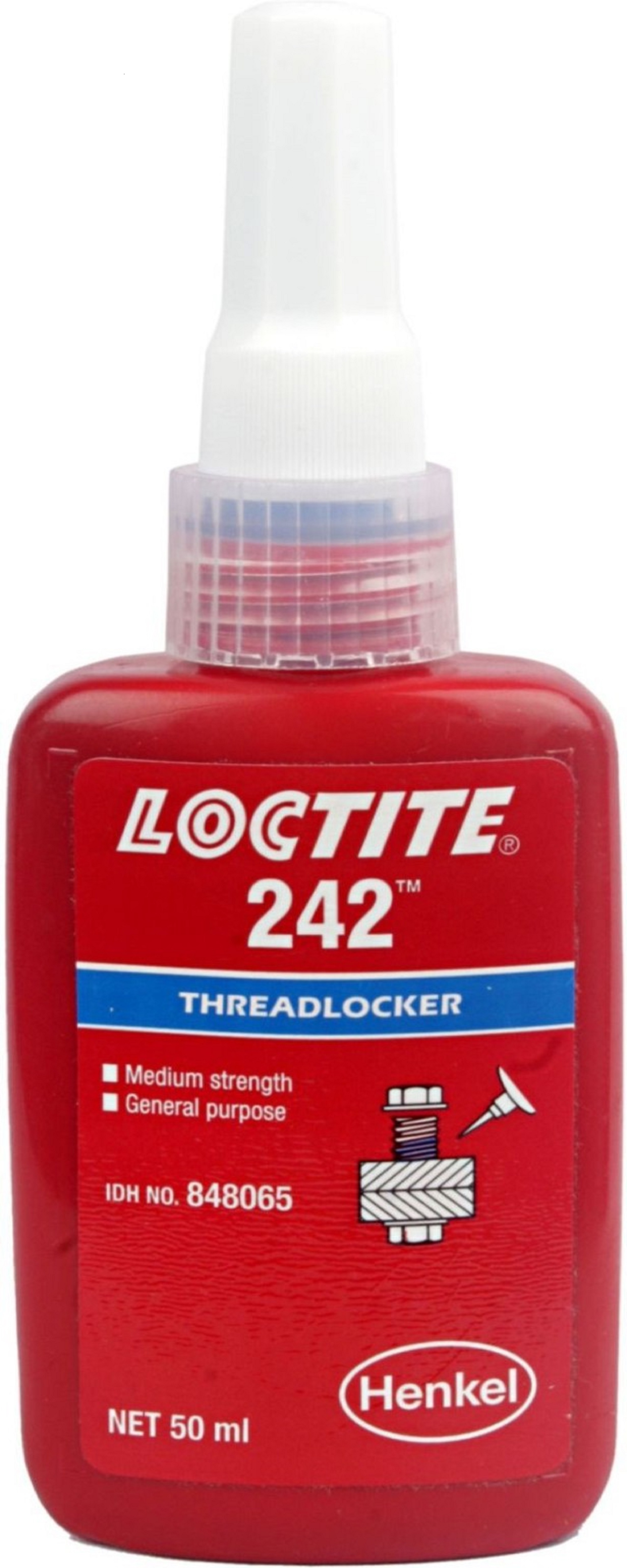 Loctite 242 - 50 ml  (bout borging los schroefbaar)